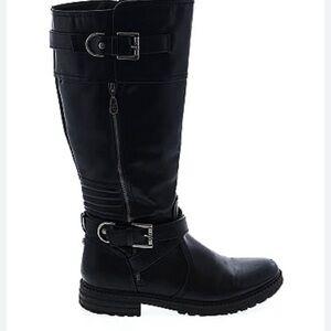 GBG Los Angeles Black Moto Boots - size 8M - New